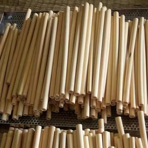 Organic Bamboo <b>Straws</b> Collection <b>Reusable</b> Biodegradable <b>Straws</b> with Cleaning Brush and Cotton Sleeve Set - Product Image 5