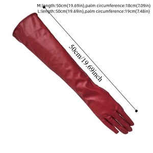 HARAZ INTERNATIONAL Elegant Wrist-Length Women's Black PU Safety <b>Gloves</b> <b>Touchscreen</b> Unlined Eco-Friendly Thermal Winter Casual - Product Image 4