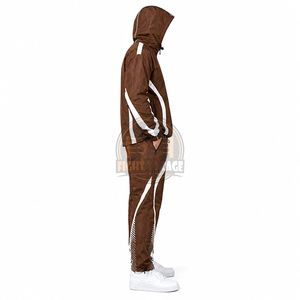 Ensemble coupe-vent imprimé à capuche pour homme, style streetwear, 100 % nylon léger, haute qualité, vente chaude - Product Image 4