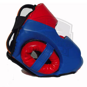 Protège-tête de boxe en cuir de qualité supérieure avec design personnalisé, protection réglable, en stock - Product Image 3
