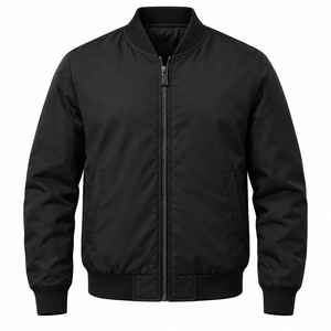 Chaquetas Bomber de Color Sólido, Nueva Llegada, Chaqueta Acolchada de Alta Calidad, Chaqueta Bomber de Invierno Hecha a Medida para Hombre, Servicio OEM - Product Image 5