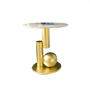 Ball Shape Round <b>Table</b> Luxury Furniture Marble Top Sofa <b>Side</b> <b>Table</b> for Living Room, Hotel, Office Home Designer Corner <b>Table</b> - Product Image 5