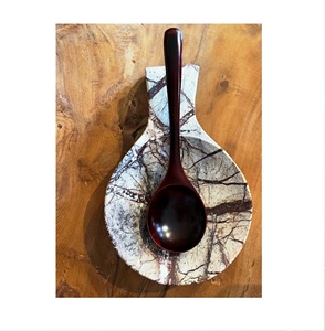 ที่วางช้อนโลหะสำหรับชุดครัว 1 ชิ้น สแตนเลสฝังทองเหลือง 2 ชิ้น  สีตามสั่ง ทำด้วยมือ เป็นมิตรกับสิ่งแวดล้อม ปลอดภัยสำหรับเครื่องล้างจาน - Product Image 5