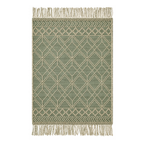 Alfombra de Lana Tejida a Mano Mira, Revestimiento de Suelo Texturizado Hecho a Mano, Alfombra Contemporánea de Lana Natural para Decoración de Interiores - Product Image 4