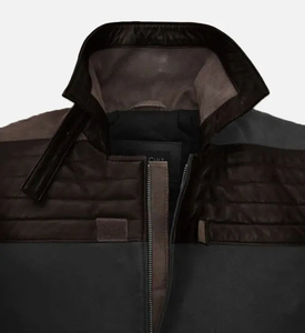 <b>Men's</b> Fashion Forward Long Sleeve Genuine Sheepskin <b>Leather</b> <b>Jackets</b> For Outwear Turn Down Collar Belt Long Fall Coats - Product Image 6