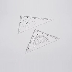 ชุดเครื่องมือเรขาคณิตสำหรับนักเรียน พร้อมไม้บรรทัดวัดมุม สำหรับการเรียนคณิตศาสตร์และการเขียนแบบ มีจำหน่ายในราคาที่ดีที่สุดในตลาด จากผู้ส่งออกชาวอินเดีย - Product Image 3