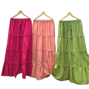 Bán Buôn Phụ Nữ Của Dân Tộc Bông Váy Phong Cách Bohemian Dài Maxi Váy Với Tay Khối In - Product Image 1