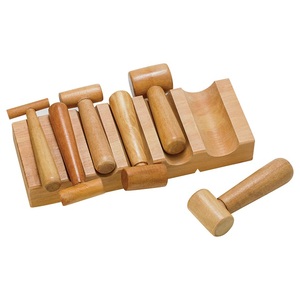 Bloc de façonnage en bois dur pour le repoussage et le façonnage de canaux en U, et 6 marteaux, outils de pliage et de façonnage pour la fabrication de bijoux - Product Image 5