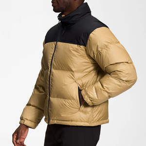 Classic Men Puffer <b>Jacket</b> Insulated Warm Zipper Front Finished Design Comfortable Fit for <b>Winter</b> Outdoor Travel Casual Fashion - Product Image 3