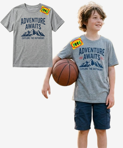 เสื้อยืดเด็กชาย พิมพ์ลายสกรีนดิจิตอล ระบายอากาศ แห้งเร็ว คอกลม ผ้าฝ้ายนุ่ม  รับผลิตตามแบบ (OEM) พร้อมสกรีนโลโก้ - Product Image 4
