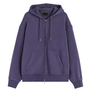 Sudadera con Capucha y Cremallera para Mujer, 100% Algodón Tejido, Transpirable, Corte Regular, para Otoño, Tejido de Secado Rápido, Marca Privada - Product Image 2