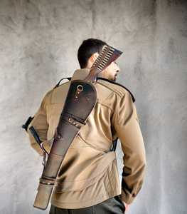 Étui à fusil en cuir personnalisable pour la chasse et le tir, léger et souple, options multi-emplacements, tailles personnalisées - Product Image 2