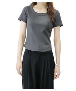 T-shirt court pour femme, 180 g/m², col rond, coupe ajustée, logo personnalisé, impression sérigraphique, streetwear, tricoté, haut pour femme - Product Image 6