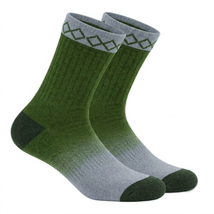Men's Crew <b>Socks</b> <b>Wool</b> Nylon Blend Solid Knitted Thermo Autumn Quick Dry Breathable Anti-Slip - Product Image 3