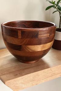 Bol mélangeur en bois fait main Kitchen Aid, design moderne, écologique, de bonne qualité, pour usage intérieur, vente en gros, Uttar - Product Image 5