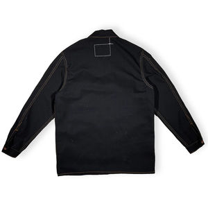 เสื้อแจ็คเก็ตผ้าแคนวาสคอตตอนแบบยูนิเซ็กซ์สั่งทำพิเศษสำหรับฤดูหนาว กันน้ำ ระบายอากาศได้ดี เป็นมิตรกับสิ่งแวดล้อม มีกระเป๋าคาร์โก้ โลโก้ด้านหน้า เหมาะสำหรับงานอุตสาหกรรม - Product Image 4