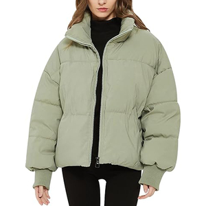 Chaquetas Acolchadas para Mujer Tallas Grandes, Color Sólido, Ropa de Moda, Chaquetas Transpirables para Mujer - Product Image 3