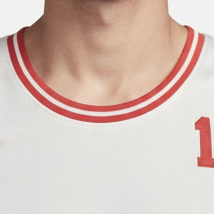 Maillot de basket-ball en mesh pour homme, personnalisable, avec col rond, pour l'entraînement - Product Image 4
