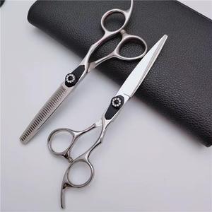 Ciseaux professionnels pour laisser des mèches de cheveux, en acier inoxydable, lame tranchante, 30 dents, pour droitiers, manche long, usage en salon - Product Image 1