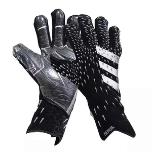 Gants de gardien de but professionnels pour le football avec grip en latex allemand, protection des doigts, design respirant pour adultes et jeunes - Product Image 4