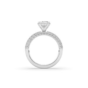 Anillo de Diamante de Laboratorio de Lujo con Forma de Pera de 2.925 Quilates, Diseño Único, Ligero, Oro de 14K/10K, Anillo de Compromiso - Product Image 3