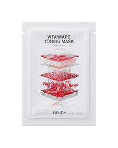 INFODPLUS VITA³MAPS TONING MASK (5EA) qui se concentre sur l'équilibrage, la réparation et la régulation des niveaux d'huile et d'hydratation de la peau. - Product Image 1