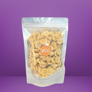 Chips de plátano deshidratados fritos al vacío Cavendish |   100% Plátano Naturalmente Dulce y Crujiente Sin OMG Listo para Comer en Rodajas 10kg 10 Meses - Product Image 1