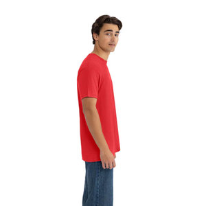 เสื้อยืด N6210 CVC ระดับพรีเมียมของผู้ชายเสื้อสำหรับผู้หญิงเสื้อธรรมดาออกแบบเองได้โลโก้ตามต้องการ - Product Image 3