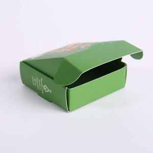 Caja de Regalo Plegable de Papel Blanco Personalizada, Embalaje Desechable con Relieve para Vegetales y Envíos Express - Product Image 2