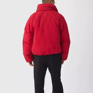 Doudoune matelassée courte et oversize pour homme, style urbain, en toile épaisse, imperméable et coupe-vent, pour l'hiver américain et européen - Product Image 3