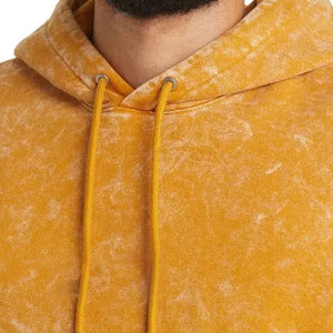 Sweats à capuche confortables pour hommes, effet délavé, basiques automne-hiver, sweats à capuche premium 100% coton effet délavé - Product Image 5