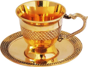 Tazas de Latón en Oferta, Elegantes Tazas de Latón Hechas a Mano, Duraderas y Resistentes, Aptas para Té y Café - Product Image 5