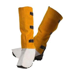 Custom Logo Cowhide Split Leather Welding Shoes <b>Flame</b> Resistant Anti-Cut High Visibility with Custom Color for Welders - Product Image 4