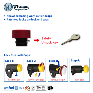 Martillo de goma suave DIY que no deja marcas, con cabezal de aleación de zinc antichoque de 330 g y mango antideslizante de fibra de vidrio y TPR - Product Image 4