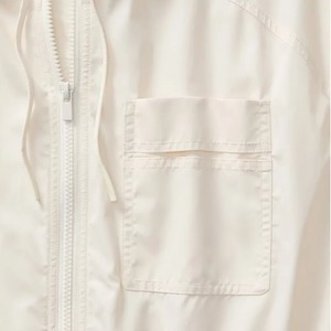 Chaqueta Larga con Capucha y Cremallera para Mujer, Estilo Utilitario, Manga Larga, Tejido de Poliéster, para Primavera - Product Image 5
