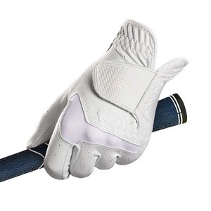Gant de golf pour homme en cuir Cabretta perforé avec fermeture auto-agrippante, logo brodé, emballage personnalisé, antidérapant, pour main gauche ou droite - Product Image 3