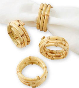 Anillo para Servilletas Redondo de Bambú, Ecológico, Hecho a Mano, Marca Doanket, 300 mm de Diámetro - Product Image 1