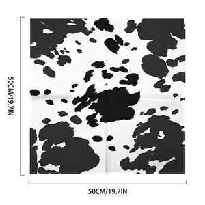 Écharpe de Soirée Coréenne en Soie Imprimée Personnalisée, Tendance et Protectrice pour le Cou et le Visage, pour Femme - Grande Vente - Product Image 1