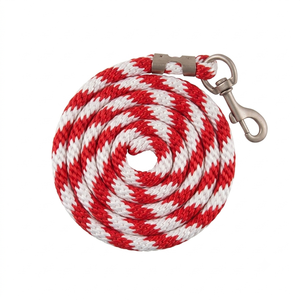 Cuerda de Amarre para Caballos de Alta Calidad, Resistente y Extra Fuerte, con Cinta de Nailon Cómoda, Cuerda de Amarre para Caballos de Algodón PP Roja y Blanca - Product Image 1