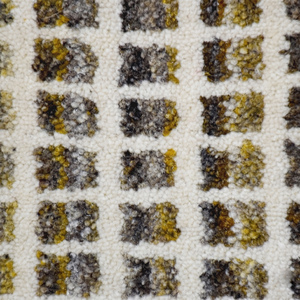 Tapis en laine DECORDEC Marron Olive Ivoire à motifs de vagues fluides, écologique, antidérapant, tufté à la main pour la maison, salon - Product Image 4