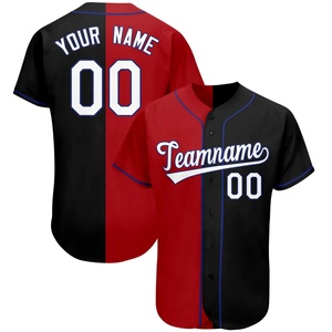 Camiseta de béisbol personalizada con nombre y número del jugador, camiseta de softbol de poliéster de secado rápido, ropa de equipo - Product Image 2