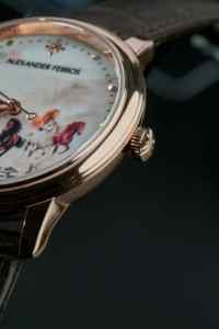 อเล็กซานเดอร์ เฟอร์รอส 9302R-26 38.5 มม. มิโยตะ 9015 กลไกอัตโนมัติ ตัวเรือนสแตนเลส กระจกแซฟไฟร์ สายหนังอะนาล็อก - Product Image 2