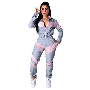 Veste coupe-vent respirante légère et écologique de haute qualité, personnalisée, ensemble deux pièces pour hommes et femmes, survêtements - Product Image 1