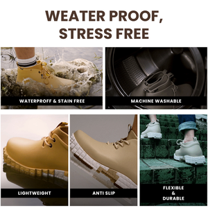 Chaussures d'hiver antidérapantes épaisses pour femmes imperméables avec semelle extérieure en TPU bout fermé pour la saison de printemps - Product Image 4