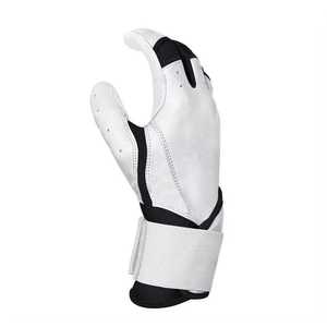 High Quality Comfortable Adult Baseball Softball Batting Gloves Breathable <b>Hook</b> Loop Closure Custom Logo & Design Gloves - Product Image 4