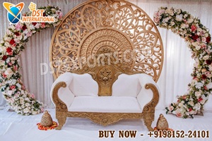 Decoración de Escenario para el Día de la Walima al Estilo Pakistaní con Marcos de Espejo, Paneles de Escenario para Bodas al Estilo Mughal, Marcos de Escenario Plateados de Lujo, Australia - Product Image 2