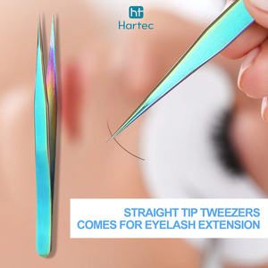 High Precision Anti-Static Multicolor Tweezers, Ultra Fine Pointed Tip Stainless Steel <b>Pick</b>-<b>up</b> <b>Tool</b> for Eyelash Extensions - Product Image 3