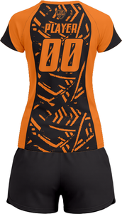 Tenue de volley-ball SpikeStorm Pro AeroSpike Elite, kit de volley-ball ThunderHit Premium, 100 % polyester, impression par sublimation intégrale - Product Image 3