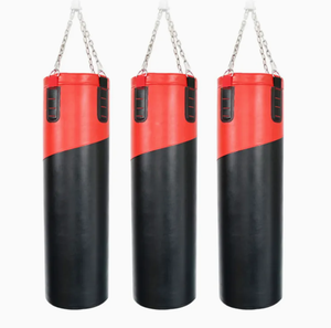 Durable Leather Boxing Punching <b>Bag</b> for Men, Heavy KickBoxing Sandbag for GYM, MMA Thai,Taekwonda <b>Training</b>, Sanda Fitness,120cm - Product Image 2