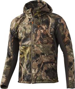 Veste de chasse camouflage avec service OEM, manches longues, fermeture éclair, capuche, design camouflage, combinaison de chasse pour hommes - Product Image 1